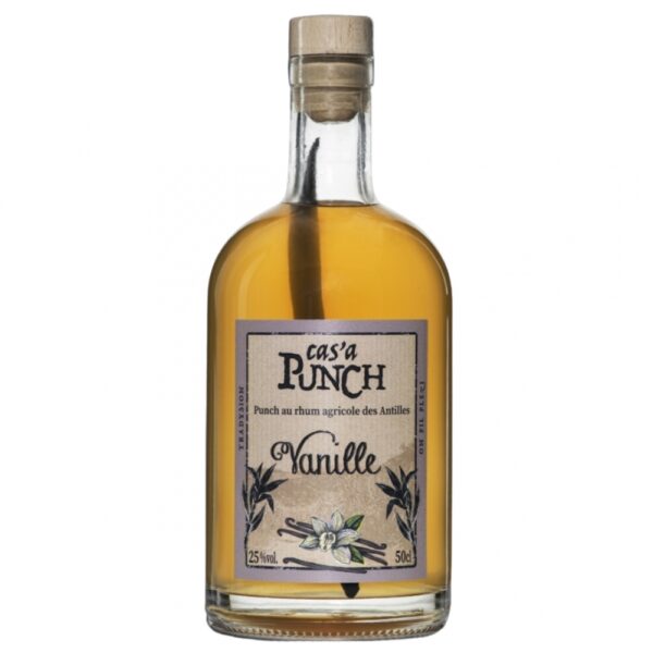 Cas a Punch Vanille – Rhum arrangé – 25 % – 50 cl