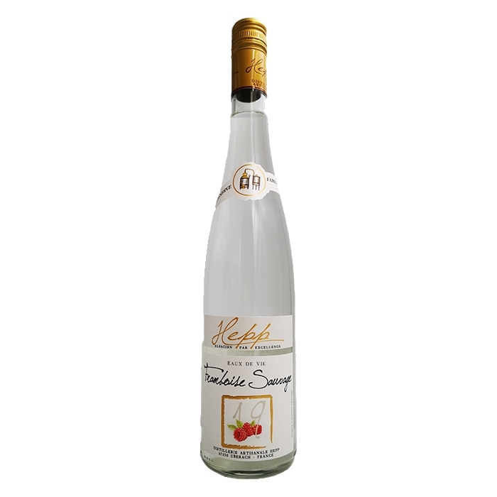 Framboise sauvage de Hepp – eau de vie de fruit – 70cl, 45°