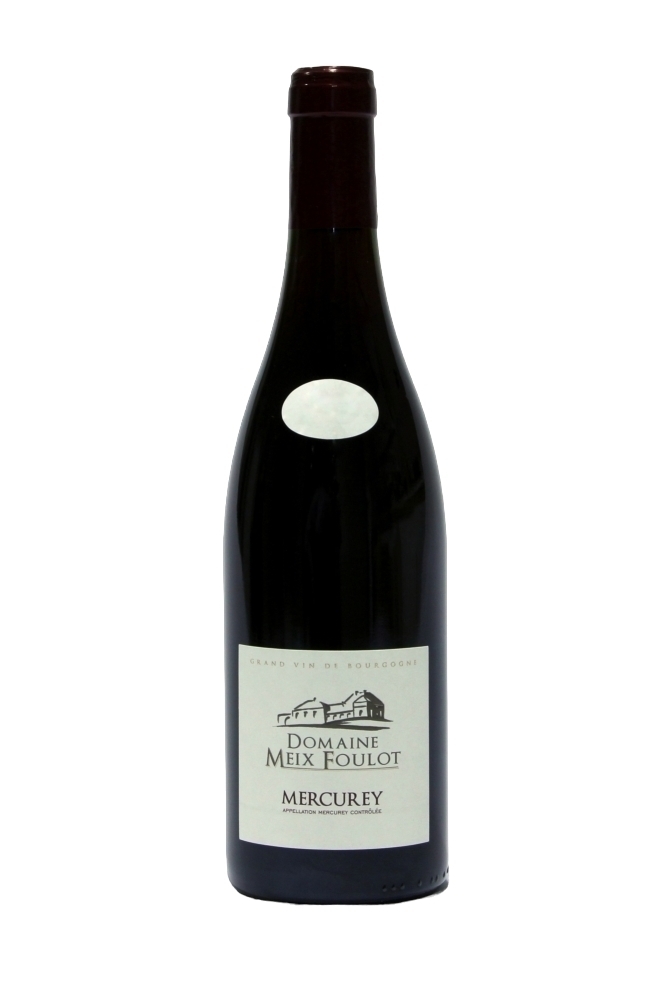 Bouteille de Mercurey Meix Foulot Rouge, vin rouge de Bourgogne