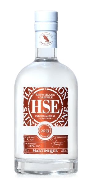 Rhum Blanc HSE Parcellaire – Canne d’Or