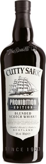 Whisky Cutty Sark Prohibition – Blended Scotch à 50 %