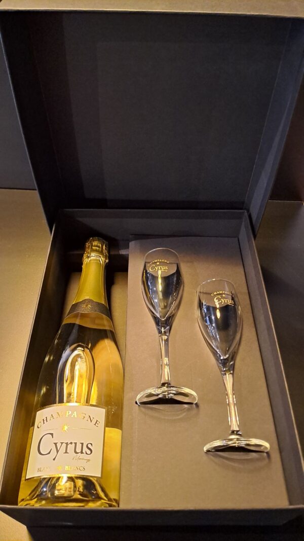 Coffret Champagne Cyrus Blanc de Blancs