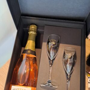 Coffret Cyrus Rosé 75 cl + 2 flûtes