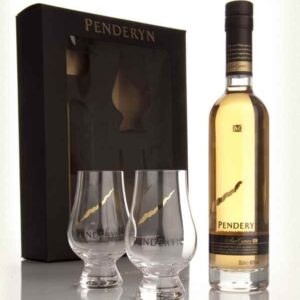 COFFRET WHISKY PENDERYN MADEIRA +2 VERRES