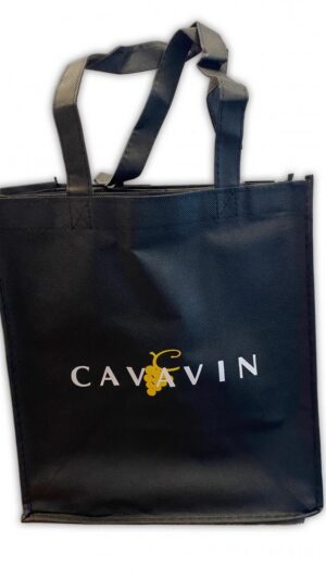 Sac 6 Bouteilles Tissus Noir