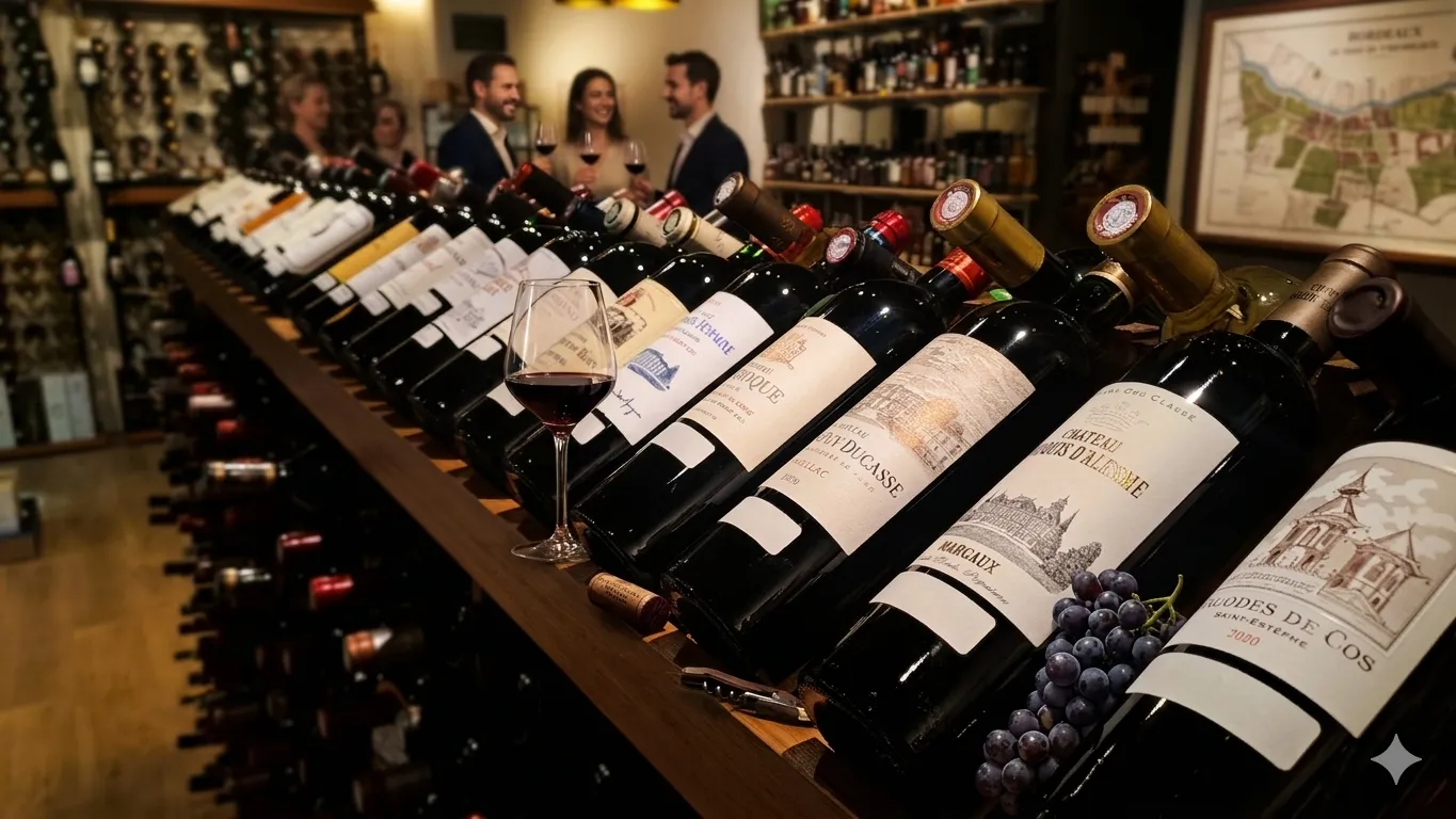 Dégustation vins de Bordeaux