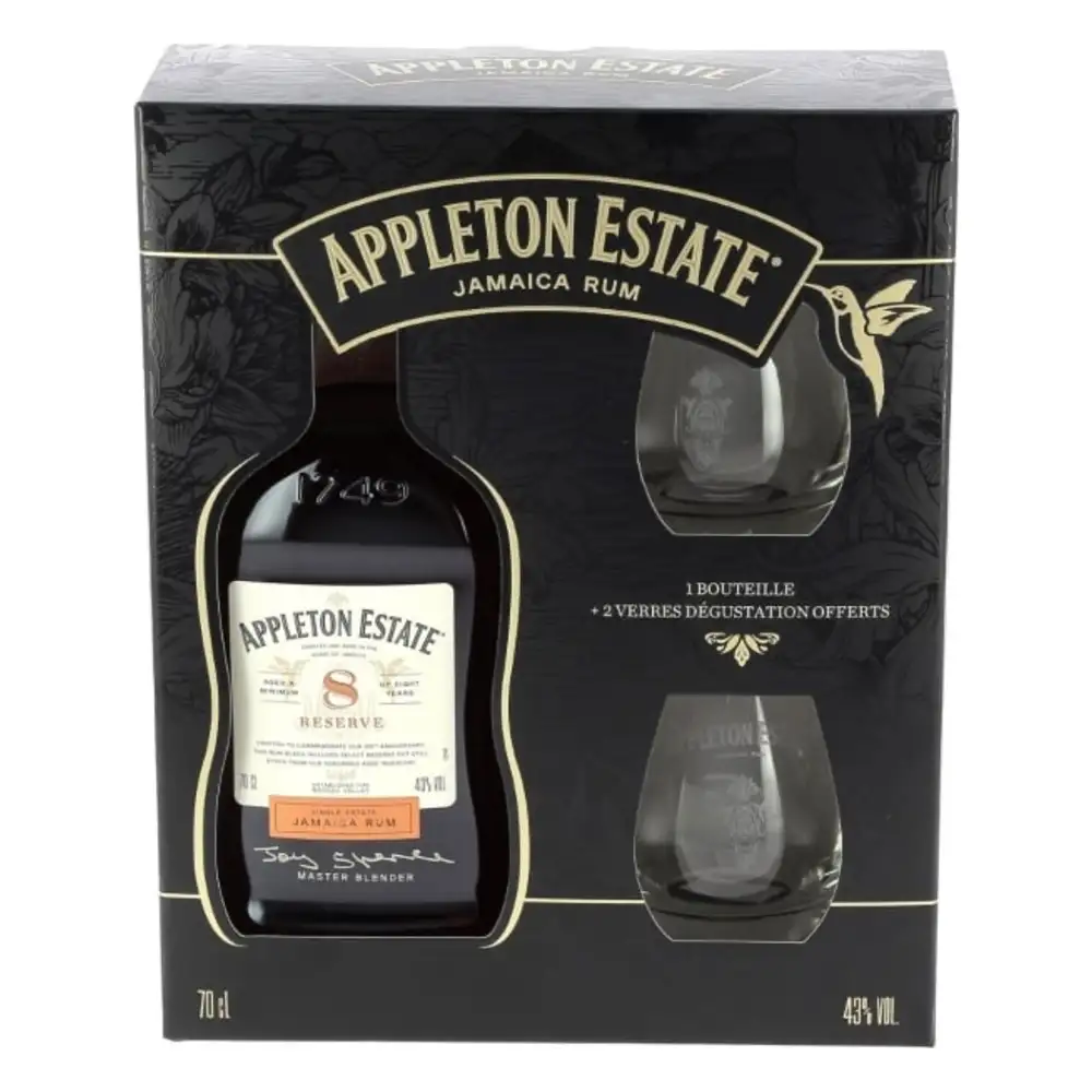 Coffret Rhum Appleton 8 ans