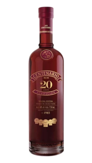 Rhum Centenario 20 ans Costa Rica – bouteille 70 cl