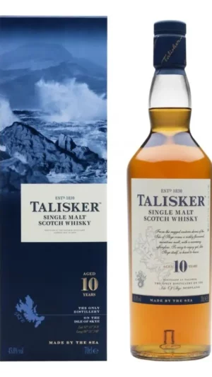 Whisky Talisker 10 ans Single Malt – bouteille 70 cl